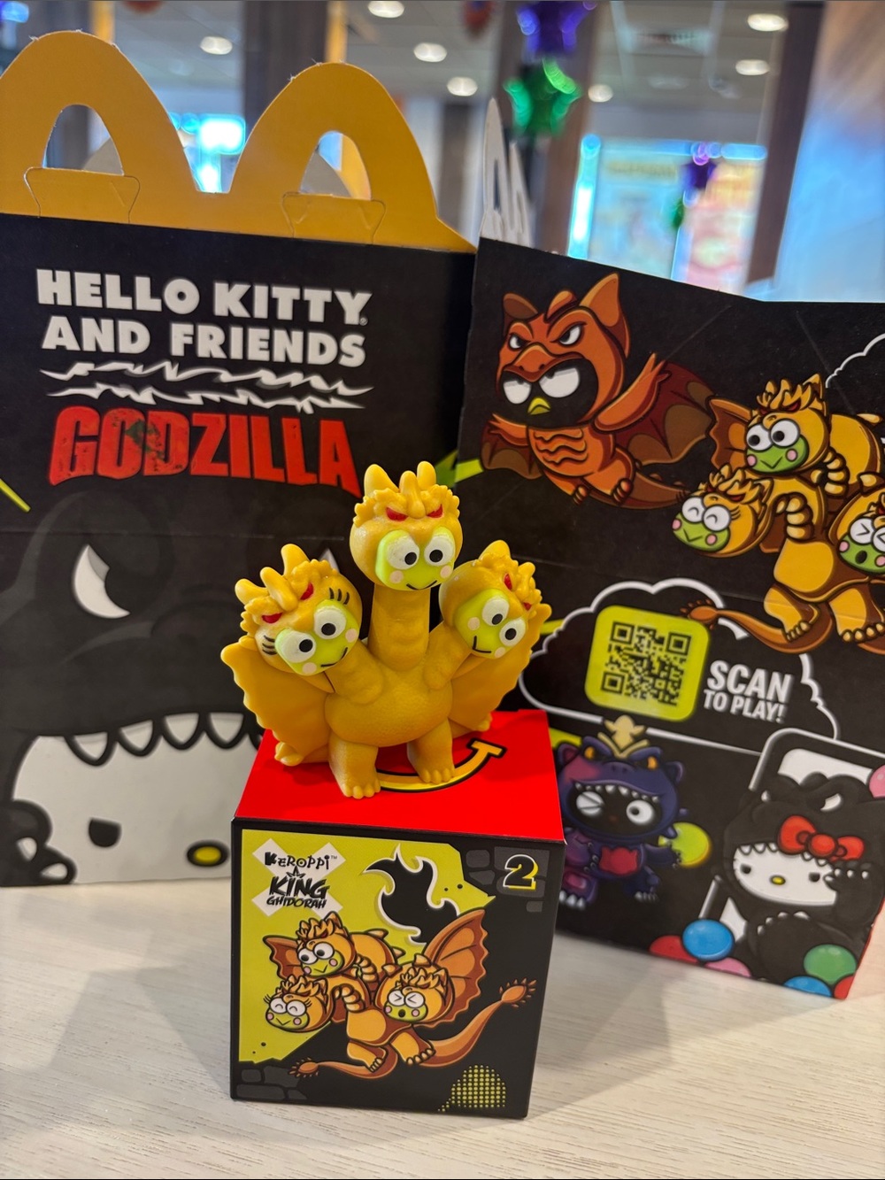 Godzilla Yellow Keroppi Sanrio  Kids Toy